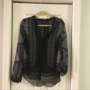 Sanctuary | Black and White Boho Chic Blouse